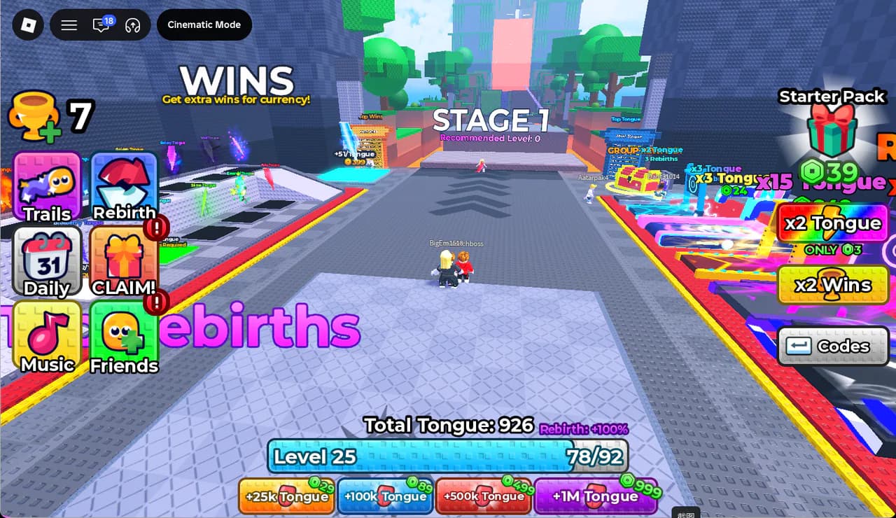 Stage 1 start after the Stage 3 standard reward with the Wins counter at 7